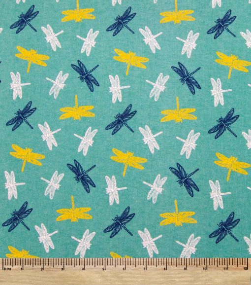 Dragonfly Super Snuggle Flannel Fabric - Image 2