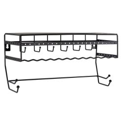 Simplify 14 Black Wall Mount Jewelry   Accessory Organizer