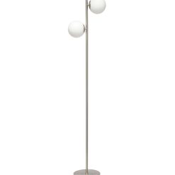 All The Rages 66 Tree Floor Lamp With Dual White Glass Shade