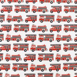 Fire Trucks Super Snuggle Flannel Fabric