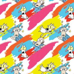 Rockos Modern Life Paint Cotton Fabric