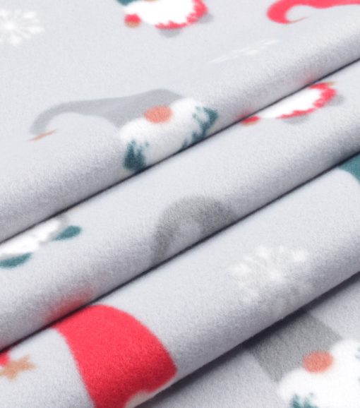 Simple Gnomes Blizzard Prints Fleece Fabric - Image 2