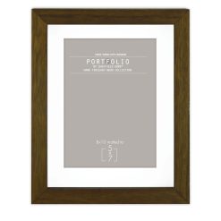 Sheffield Home 8 x 10 Matted to 5 x 7 Brown Rustic Tabletop Frame