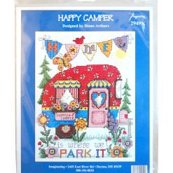 Imaginating 7 x 9 Happy Camper Counted Cross Stitch Kit