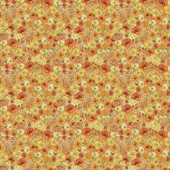 Susan Winget Yellow Bees   Floral Premium Cotton Fabric