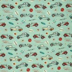 Beep Beep Vintage Super Snuggle Flannel Fabric