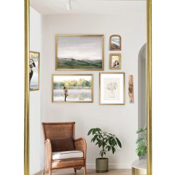 20 x 30 Traditional Brass Poster Frame by Place   Time