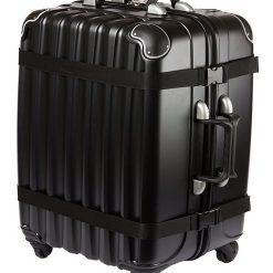 VinGardeValise Petite 8-Bottle Wine Suitcase Spinner Suitcase