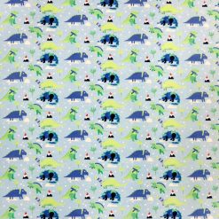 Winter Dinos Super Snuggle Flannel Fabric