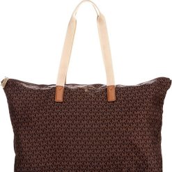 Jet Set Signature Logo Travel Large Packable Tote Bag