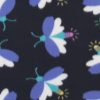 Firefly on Black Blizzard Fleece Fabric