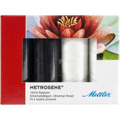 Mettler Metrosene Thread Kits 4 Pkg Black   White