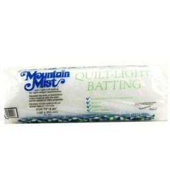 Mountain Mist Quilt Light Polyester Batting Twin Size 72X90