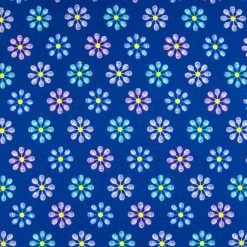 Tennis Racket Flower Super Snuggle Flannel Fabric