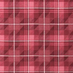 Pink Block Plaid Super Snuggle Flannel Fabric