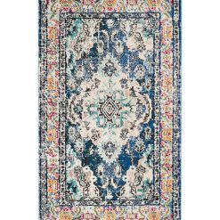 Safavieh Monaco 243 Navy / Lt. Blue 3  X 5  Sm. Rectangle