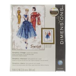 Dimensions 9 x 12 Simplicity Vintage Counted Cross Stitch Kit