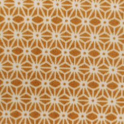 Geometrics on Gold Anti Pill Fleece Fabric