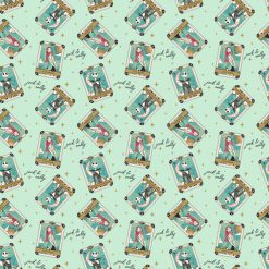Nightmare Before Christmas Starcrossed Lovers Cotton Fabric