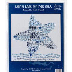 Imaginating 9.5 Let s Live by the Sea Counted Cross Stitch Kit