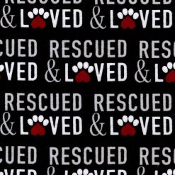Rescued and Loved Super Snuggle Flannel Fabric