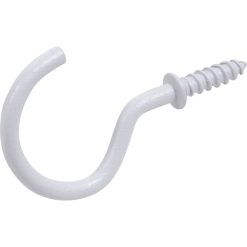 Ook 7/8 White Cup Hooks 40pk
