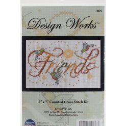 Design Works 7 x 5 Friends Counted Cross Stitch Kit