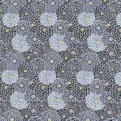 Fabric Traditions Black Dahlias Cotton Fabric by Keepsake Calico