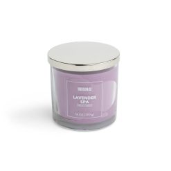 14oz Lavender Spa Premium Scented Jar Candle by Hudson 43
