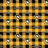 Pittsburgh Penguins Fleece Fabric Buffalo Check