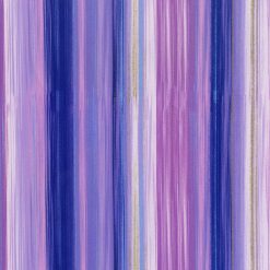Hi Fashion Purple Stripe Premium Cotton Fabric