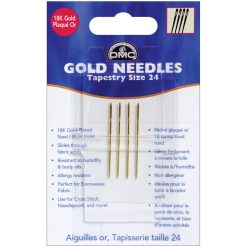 DMC Gold Tapestry Hand Needles Size 24