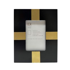 2 x 3 Gold   Black Wood Tabletop Picture Frame by Place   Time