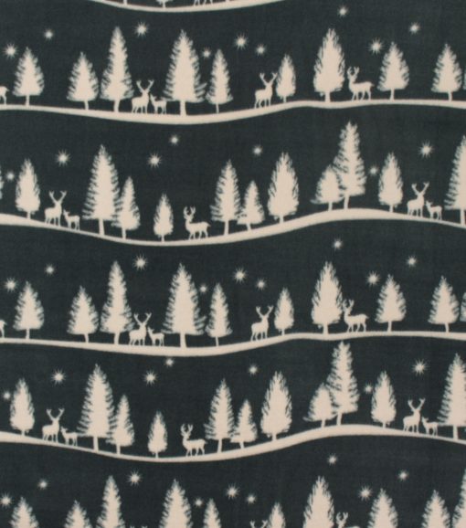 Wildlife Slopes Anti Pill Fleece Fabric - Image 2