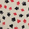 Card Suites Anti Pill Fleece Fabric