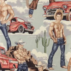 Alexander Henry Premium Cotton Fabric Vintage Wranglers