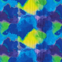Fabric Traditions Large Brights Blue Blender Premium Cotton Fabric