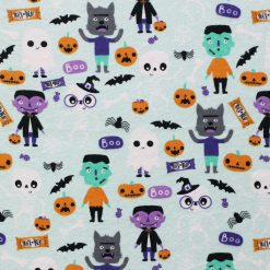 Monster Halloween Super Snuggle Flannel Fabric