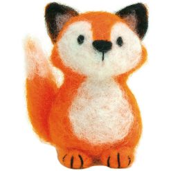 Feltworks 3 Fox Needle Felting Kit