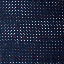 Stars And Dots Patriotic Cotton Fabric