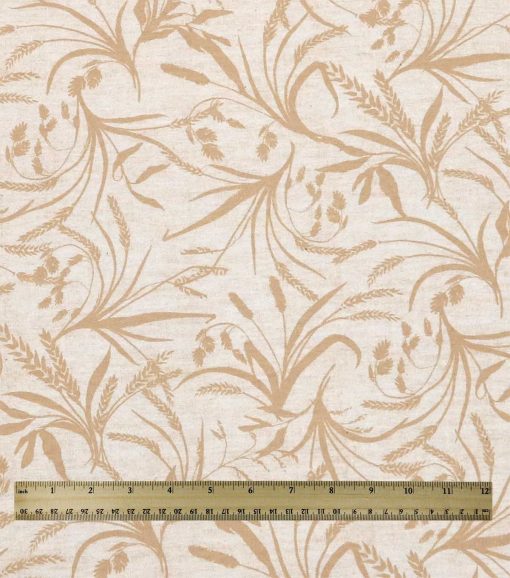 108 Brown Wheat Wide Flannel Fabric - Image 3