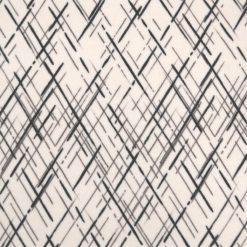 Black   White Plaid Anti Pill Fleece Fabric