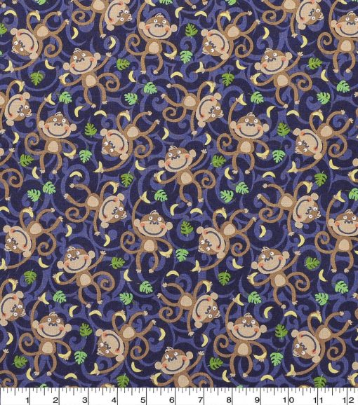 Monkey Business Novelty Cotton Fabric - Image 2