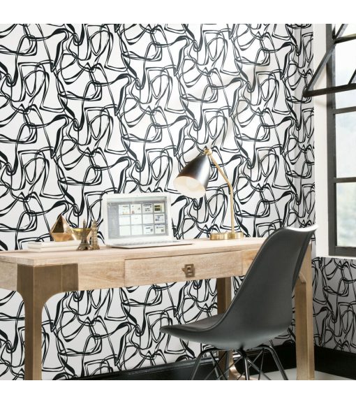 RoomMates Ribbon Trail Peel   Stick Wallpaper - Image 2