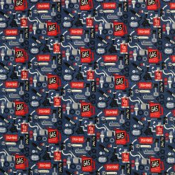 Car Icons Super Snuggle Flannel Fabric