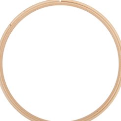 Frank A. Edmunds Wood Embroidery Hoop with Round Edges 9 Natural