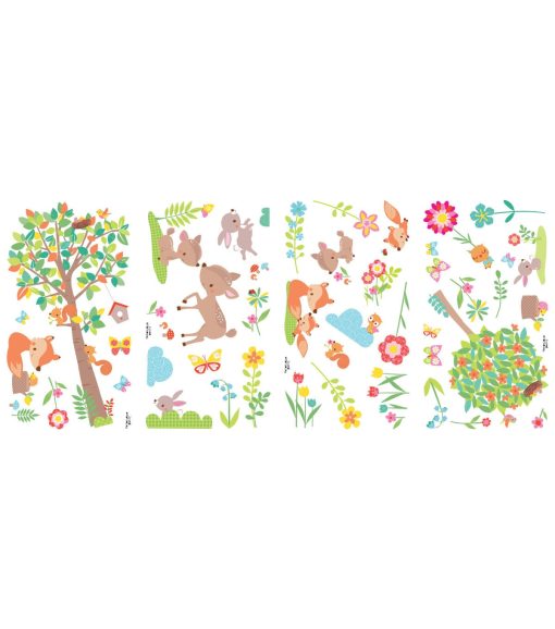 RoomMates Wall Decals Woodland Creatures