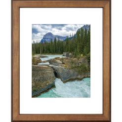 Walden Woods 11 14 Matted to 8 10 Walnut Wall Frame