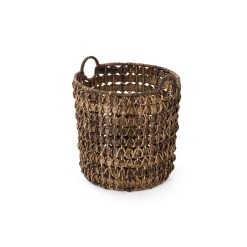 16 Brown Babac Woven Basket by Place   Time