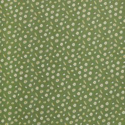 Daisy On Green Super Snuggle Flannel Fabric
